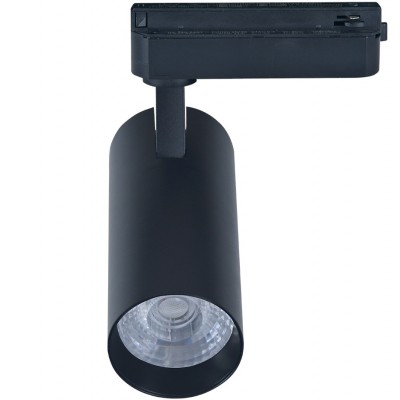 Φωτιστικό LED Ράγας 20W 230V 2400lm 36° 3000K Θερμό Φως 2 Καλωδίων Μαύρο 24-420001